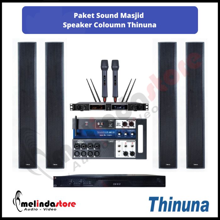 Paket Sound System Masjid Indoor Speaker Thinuna QL120L | 4 Speaker